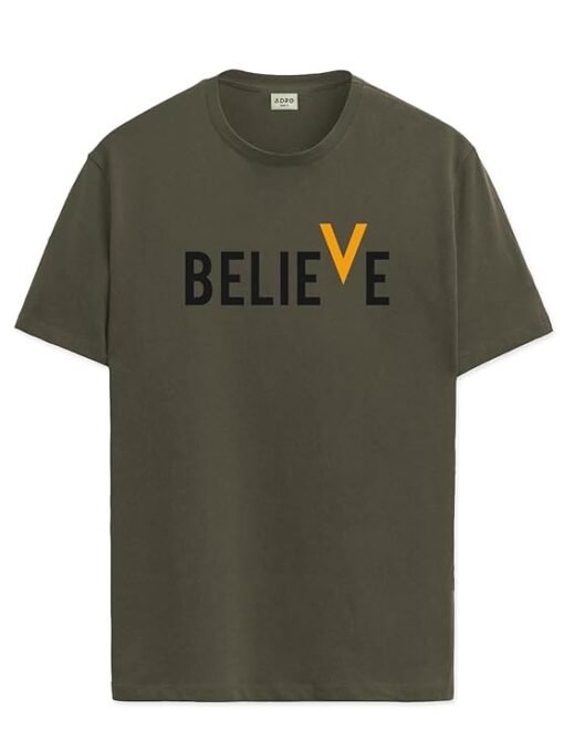 ADRO Men's Regular Fit T-Shirt, 100% Cotton, Half Sleeve, Round Neck T-Shirts for Men